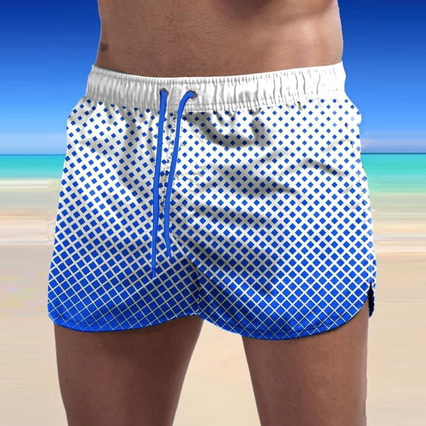 Pantalones cortos informales Hawaianos para hombre, Bañador con estampado degradado, pantalones de surf, ropa deportiva para playa, verano, 2023 Fivean unisex