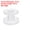Clear 8mm, variant on Uxcell 40 Set Chicago Screws Plastic Chicago Screw Binding Post Screw Rivets Post for Leather Belt Clear 15mm