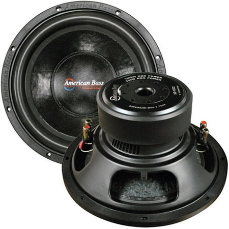 Black Audio Woofers American Bass 12 Inch Woofer 1000w Max 2 Ohm