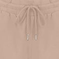 thumbnail image 7 of YODETEY Women Casual Cotton and Linen Solid Drawstring Elastic Waist Long Straight Pants, 7 of 7
