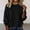 Black round neck knit sweater women a1, variant on thefmos Women's Round Neck Knit Pullover Sweater Long Sleeve Solid Color Casual Loose Fit Top Fashion Fall Winter Outfit, Coffee L