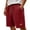 Wine, variant on EOYWHK Mens Basketball Shorts Quick Dry Elastic Waist Mens Active Shorts Soft Lightweight Breathable for Workout Training Outdoor Sports Beige, Size L