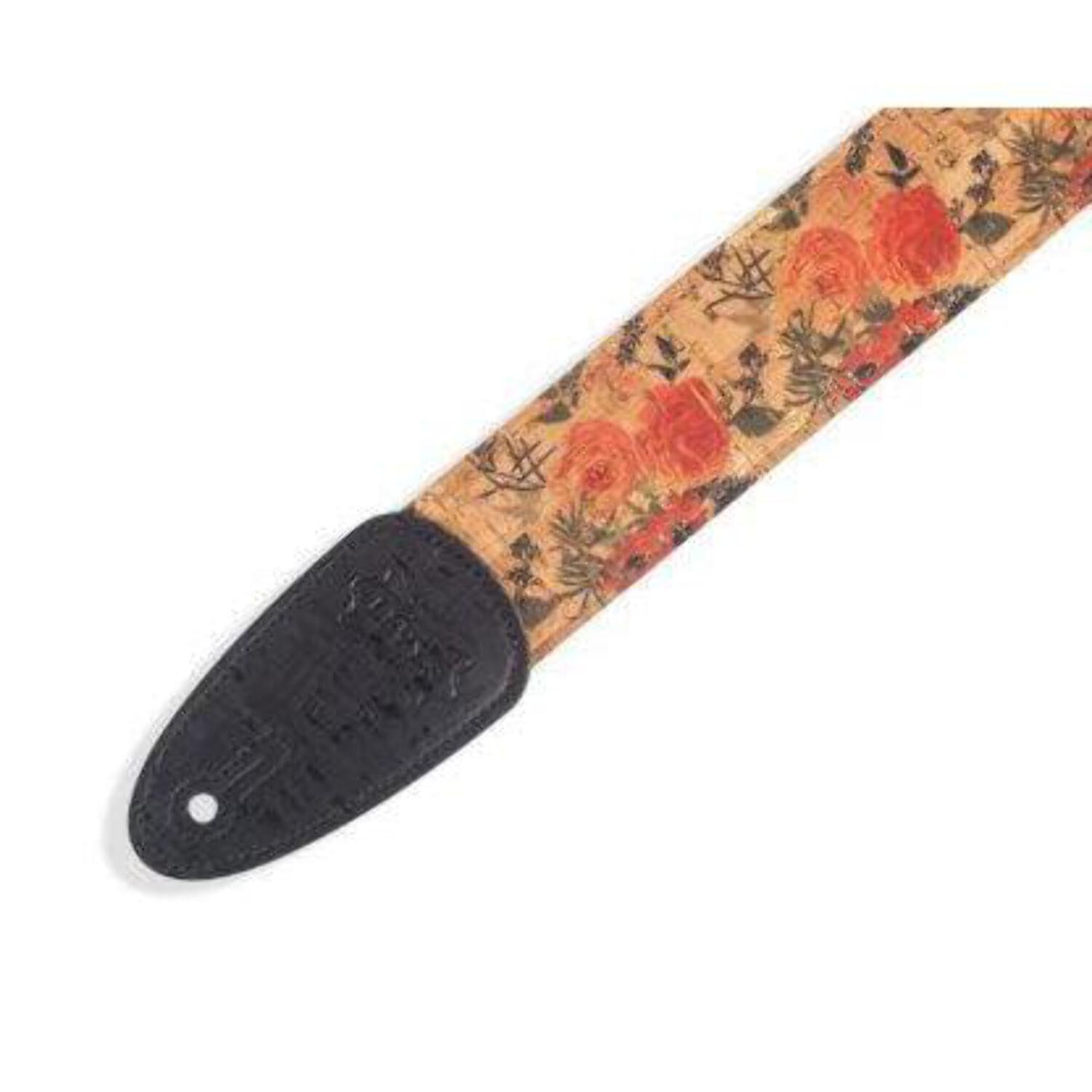 Gator MX8 2 inch Wide Cork Guitar Strap Cream