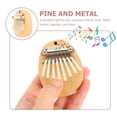 thumbnail image 4 of SHISUYAN Piano à Pouce Instrument de Musique Utile Kalimba pour Amateur de Musique, 4 of 8