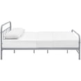 thumbnail image 5 of Modway Maisie Queen Powder Coated Sturdy Steel Bed Frame in Gray, 5 of 5