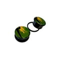 thumbnail image 3 of Pair of Green Camouflage Acrylic Screw Fit Ear Plugs, 3 of 4