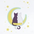thumbnail image 2 of CafePress - Moon Cats Body Suit - Baby Light Bodysuit, Size Newborn - 24 Months, 2 of 4