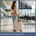 thumbnail image 2 of Brookstone Luggage Tags Name Card Travel Tags for Luggage with Steel Loop Fastener 2 Pack Set, 2 of 6