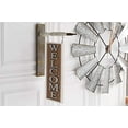 thumbnail image 3 of K&K Interiors Arrow Holder Decorative Hanging Sign, White, 3 of 3