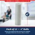 thumbnail image 4 of MEDca Gauze Bandage Roll 4" x 4.1 Yards, 12 Pack for Wound Care Dressing, 4 of 10