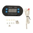 thumbnail image 2 of Controlador de temperatura del termostato digital Pantalla LCD con sonda para enfriador DC12V azul Zulema Controlador de temperatura LCD, 2 of 8