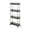 Black, variant on Storage Cart, 4-Tier Clear Acrylic Slim Rolling Trolley, Narrow Space Multi-Function Organizer, Space-Saving Rack for Bathroom, Kitchen, Laundry & Small Area Use