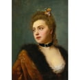 thumbnail image 3 of Gustave Jean Jacquet 11x14 Black Modern Framed Museum Art Print Titled - Parisian, 3 of 5