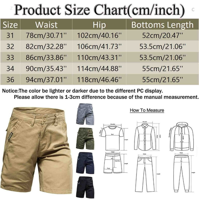 Size 36 2025 cargo shorts