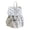 White, variant on Drawstring Backpack, Polka Dot School Backpack, Cute Aesthetic Bag for Work Travel College (Purple)