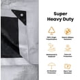 thumbnail image 3 of WHITEDUCK Super Heavy Duty Poly Tarp Cover 16 Mil & 10 Mil with Grommets and Reinforced Edges (Brown, White & Silver Black) (Silver Black- 16 Mil, 20' x 30'), 3 of 7