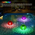 thumbnail image 2 of Solar Floating Pool Lights Built-in 600mah Battery Energy-saving 7 Colors Changing Rotating Garden Lamp, 2 of 9