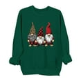thumbnail image 2 of HOMBOM Womens Winter Sweatshirts Christmas Merry Xmas Santa Green Casual Essentials Sweatshirt for Ladies, 2 of 6