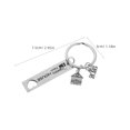 thumbnail image 2 of Mobestech 2Pcs Sturdy Stainless Steel House Keychain with 2026 Design for New Home Celebration Keyring, 2 of 8