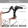 thumbnail image 6 of Bike Brakes Set,ODDPC Complete Brake kit for Most Bicycles Mountain Bike, Front and Rear Bike MTB Hybrid Brake, Cables Lever Kit - Black, 6 of 7