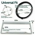 thumbnail image 3 of SAYFUT Bling Set Steering Wheel Cover License Plate Frame Ignition Sticker, 3 of 8