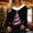 Black, variant on Elvqul Womens Christmas Shirts Tops Ugly Fleece V-Neck Casual Long Sleeve Shirts for Women
