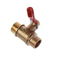 thumbnail image 4 of 1/4" BSP Lever Handle Brass Pipe Ball for Valve for Water, Oil and Gas Fluid, 4 of 6