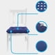 thumbnail image 5 of Almohada de viaje inflable portátil, almohada de descanso con aire para acampar y hacer senderismo. Azul oscuro, 5 of 9
