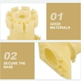 thumbnail image 3 of HAMPPLIES 1Jgo Pata Para Soporte De Muebles Para Gabinete Sofá Y Color Amarillo Claro, 3 of 6
