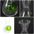 thumbnail image 3 of NUOLUX Individual De Vidrio Para Vino Con Único Y Agarre Cómodo Verde, 3 of 8