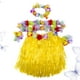 thumbnail image 4 of Conjunto de falda de estilo hawaiano, pulseras de tocado de flores de simulación, guirnalda colgante, accesorios para disfraces de fiesta (amarillo), 4 of 6