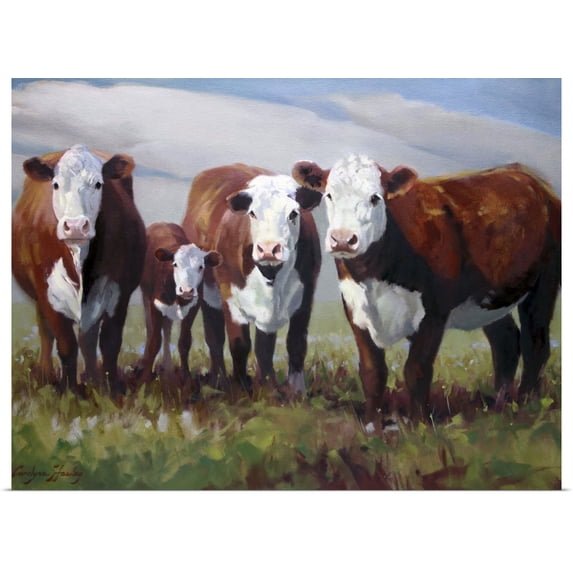 Great BIG Canvas | Rolled Carolyne Hawley Poster Print entitled Home on the Range
