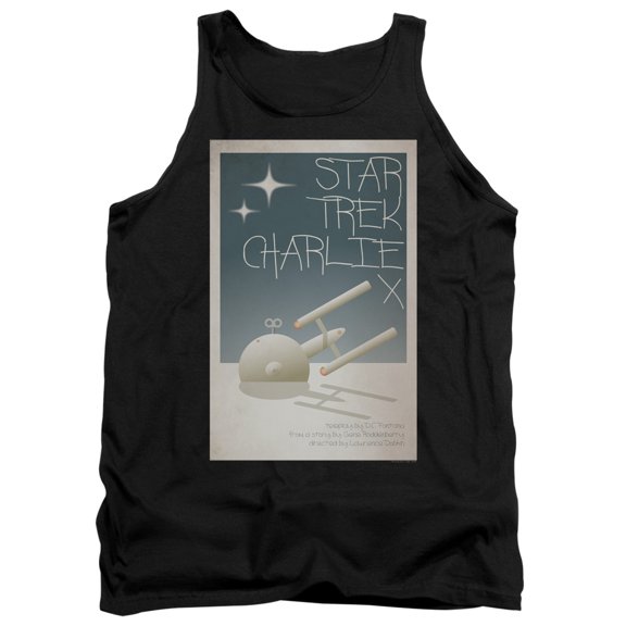Star Trek Tos Episode 2 Adult Tank Top Black