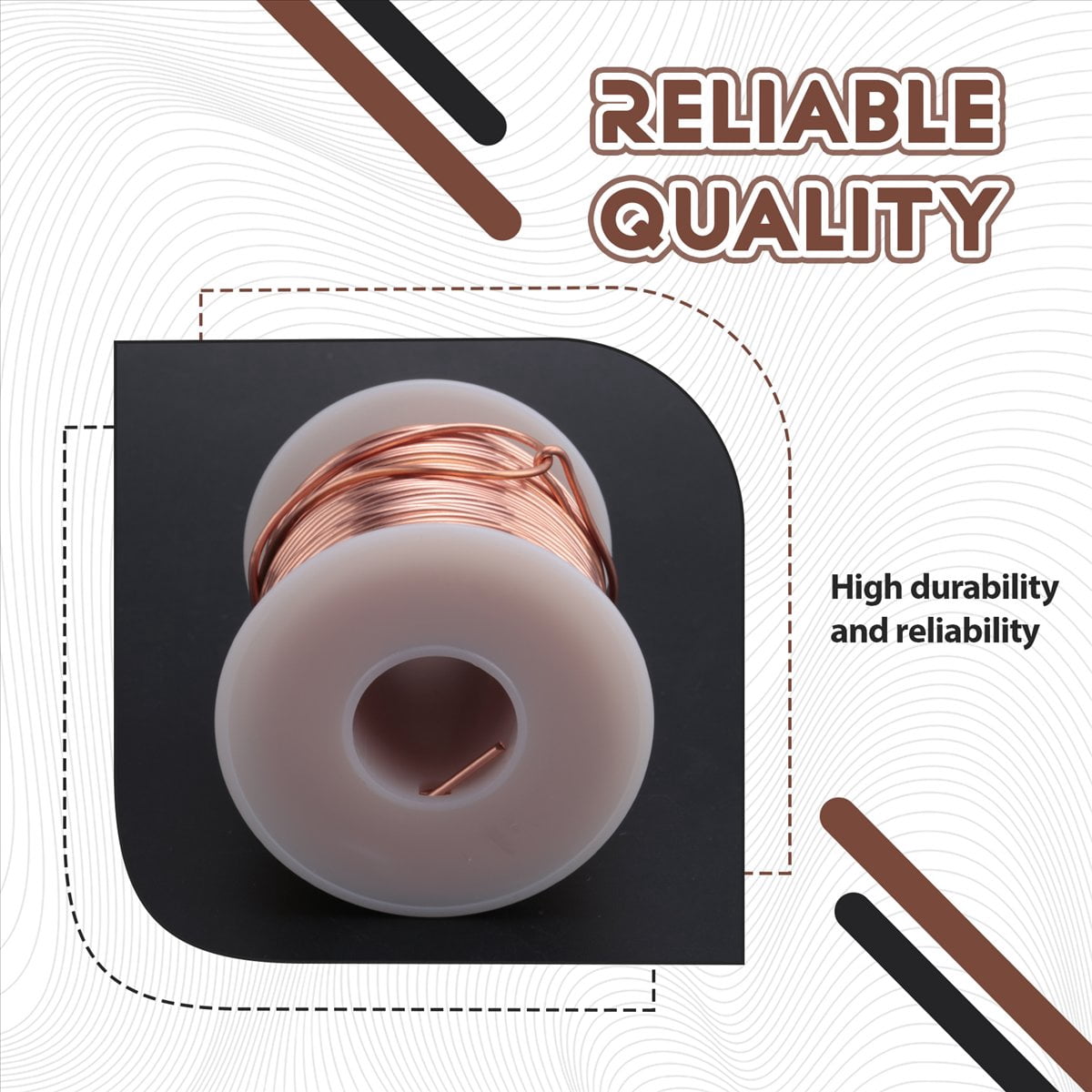 Copper Wire, 99.9% Soft Pure Bare Copper Wire for Gardening, Electroculture,16 Gauge/ 1.3 mm Diameter, 127 Feet,1 Pound