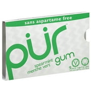 Pur Spearmint Gum, 9 count, (Pack of 12)
