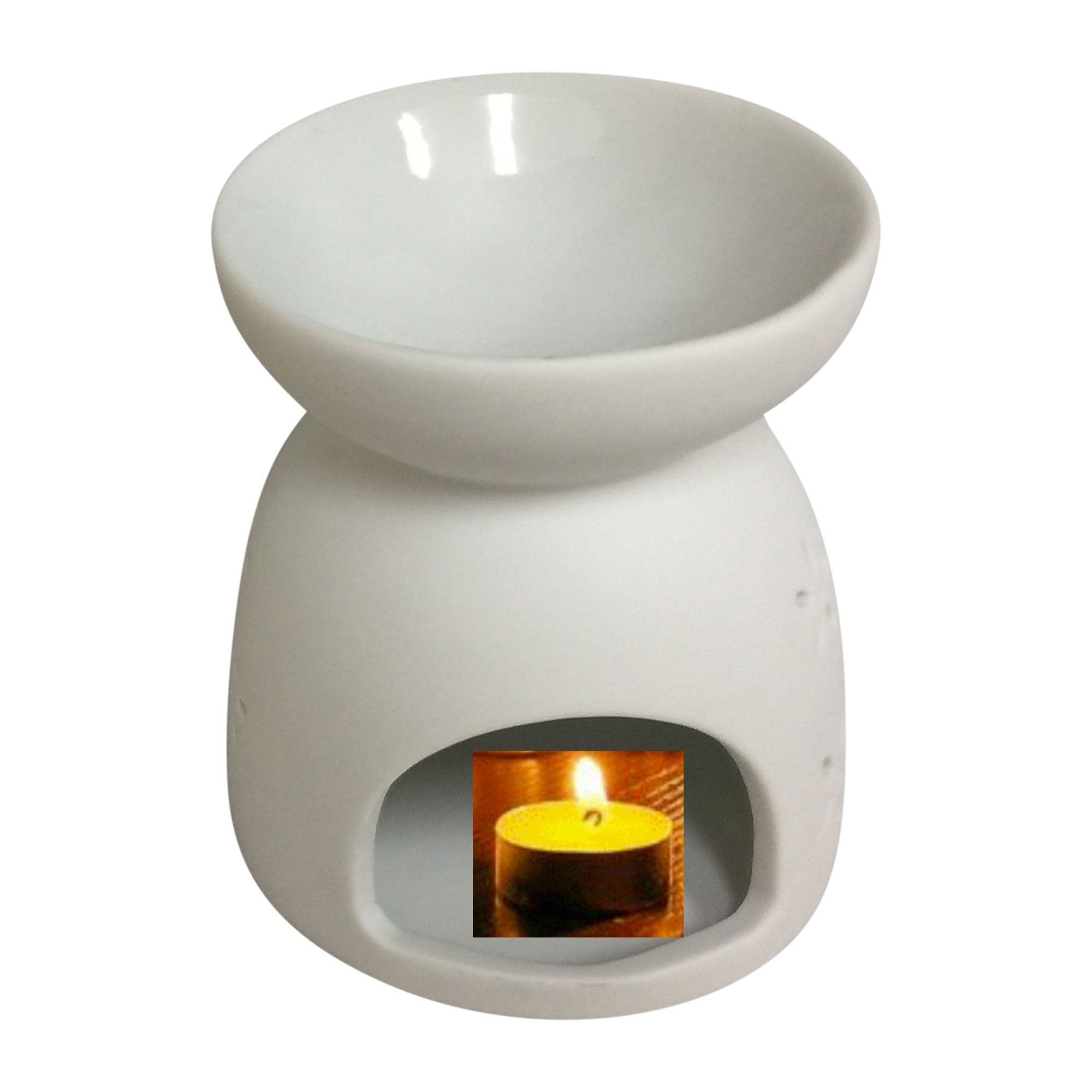 Aroma Soothing White Ceramic Aromatherapy Diffuser Product Size 3 x
