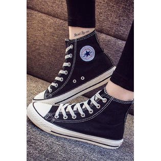 Women Comfortable High Top Canvas Shoes Walmart Com