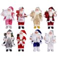 thumbnail image 4 of 12in Xmas Santa Doll Cartoon Cute Collection Standing Santa Ornament for Home Show Window Decoration, 4 of 8