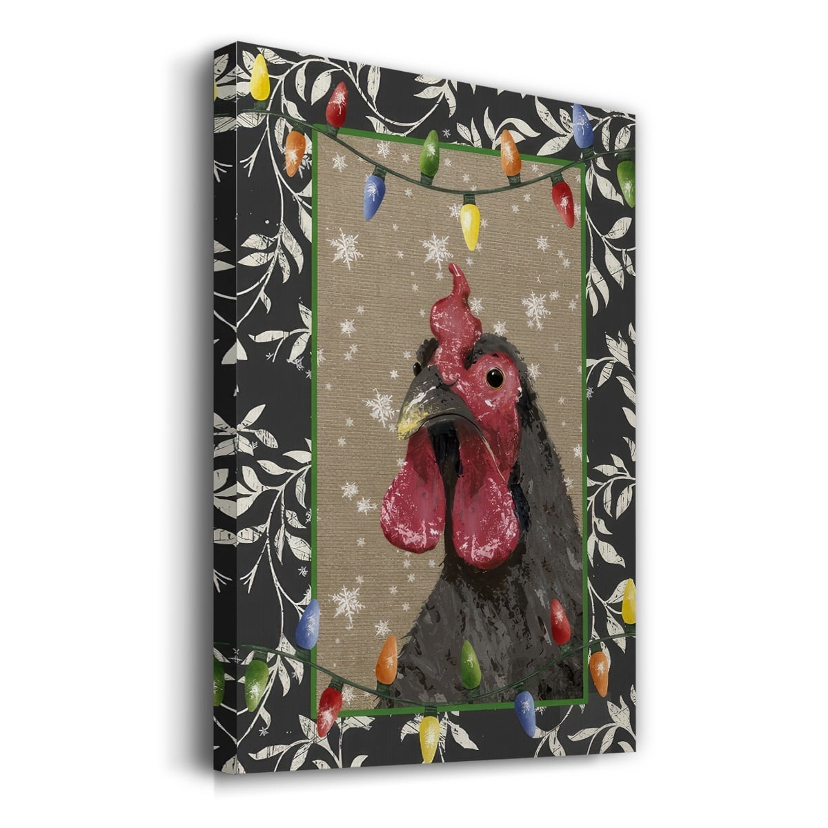County Christmas Farm IV- Gallery Wrapped Canvas