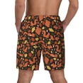 thumbnail image 4 of Haiem Forest Squirrel Mens Swim Trunks with Compression Liner 2 in 1 Swimming Shorts Stretch Swimwear Quick Dry,Board Shorts-Medium, 4 of 9
