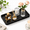 Black-11.8" x 6.1" x 0.8", variant on Black 11.8" x 6.1" x 0.8" Decorative Wood Vanity Tray for Countertop Organization