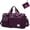 purple, variant on Foldable Travel Duffel Bag with Shoes Compartment, Overnight Bag with Wet Pocket & Trolley Sleeve, Weekender Bags for Women(A-grayish purple)