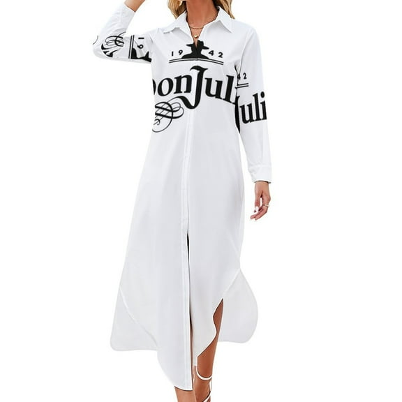 Don Julio Long Sleeved Shirt Dress sexy dress for women Womens dresses evening dresses women Elegant gown