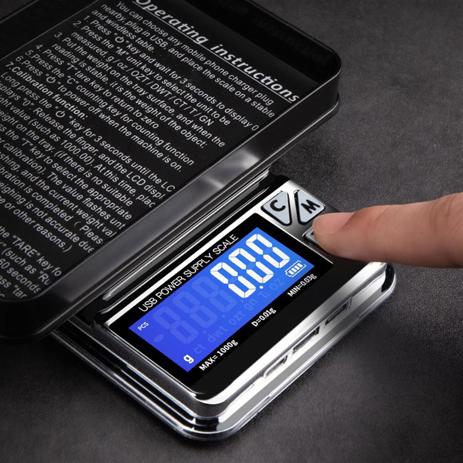 0.01g High-precision Electronic Scales Home Use Small Accurate Grams Scale Tea Weighing Commercial Jewelry Scale Balance Scales