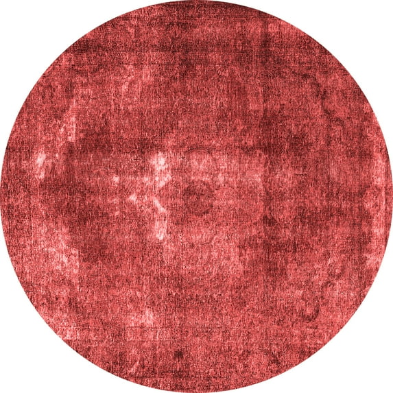 Ahgly Company Indoor Round Persian Red Traditional Area Rugs, 8' Round