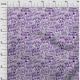 thumbnail image 3 of oneOone Cotton Silk Violet Fabric Writing Beach Sewing Material Print Fabric By The Yard 42 Inch Wide, 3 of 4