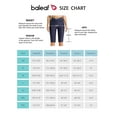 thumbnail image 2 of BALEAF Women's Modest Swim Board Shorts Full Coverage Swim Capris Swimming Shorts with Liner Navy L, 2 of 6