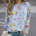 thumbnail image 2 of Fire Engine Car Truck Mom Sweatshirt For Women Long Sleeve Pullover, 2 of 7