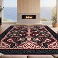 thumbnail image 2 of Design&I 8'x10' Washable Area Rug Gothic Intertwined Spotted Scale Motif Coiled Snake Serpent Round Playful for Living Room, Family Extra Large Skid-Resistant Low Profile, 2 of 7