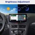 thumbnail image 6 of ZWNAV 10.25 inch Android 12.0 CarPlay Auto for Audi Q5 2009-2017 Car Radio Multimedia Player Navigation GPS 4G WiFi Head Unit, 6 of 11